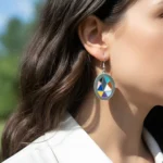 Nubian Silver Earrings