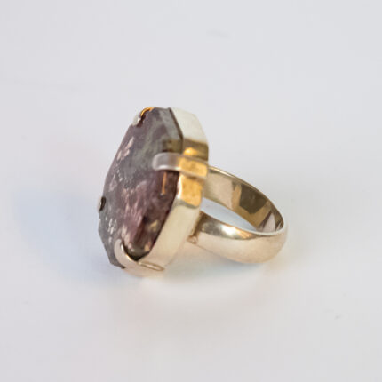 natural agate ring